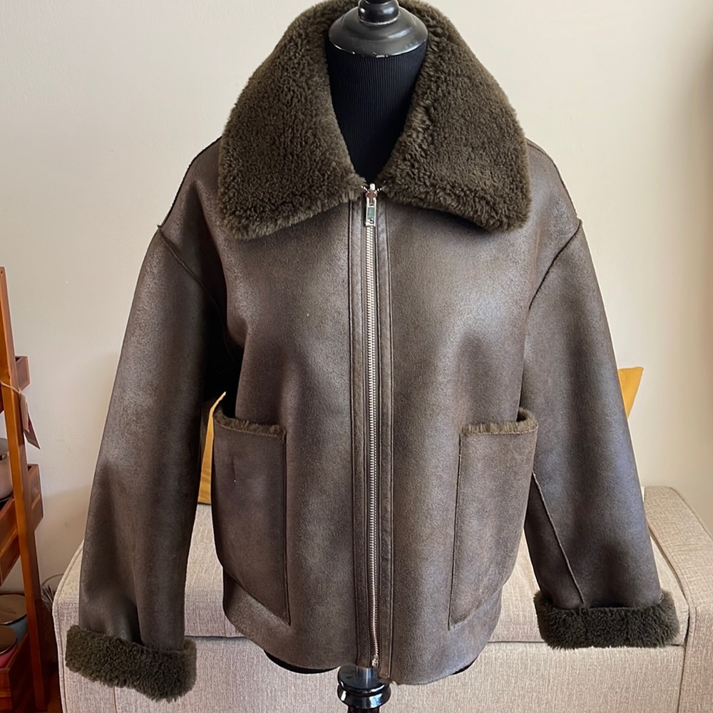 NWT reversible, mango jacket